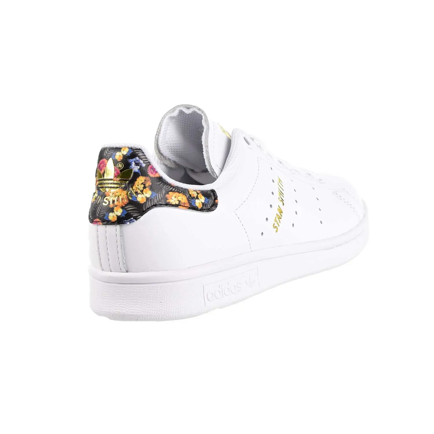 Adidas Stan Smith Womens Shoes Floral Footwear White/Gold