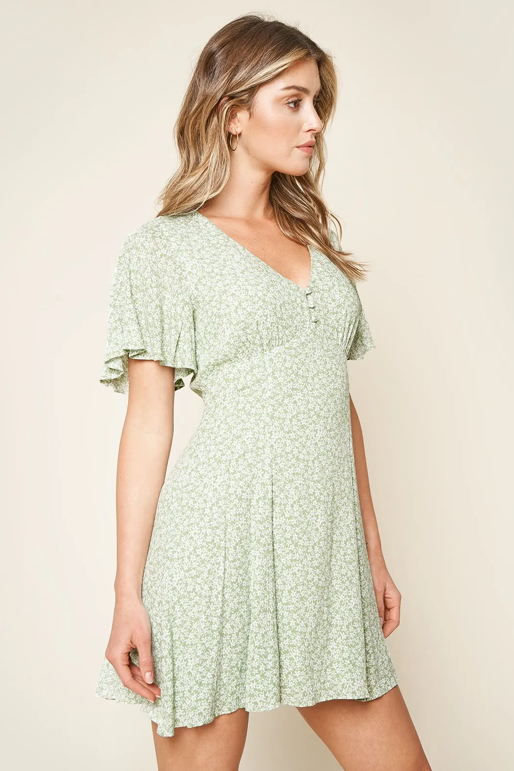 Bellevue Floral Print Swing Dress