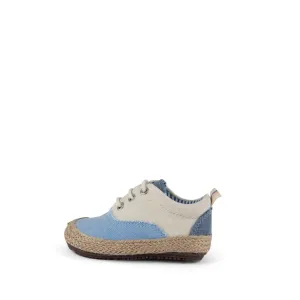 Blue/Cream Eco Derby Shoes