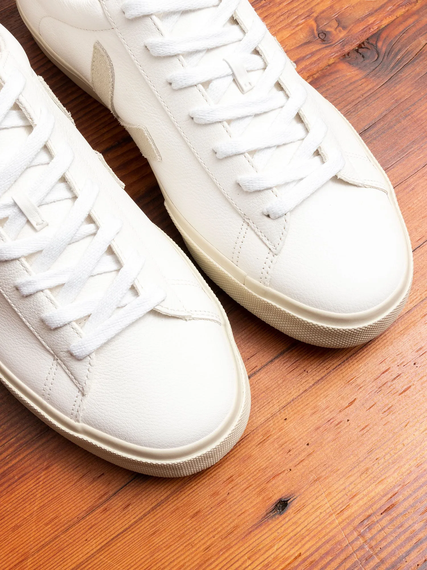 Campo Sneaker in Extra White Natural Suede