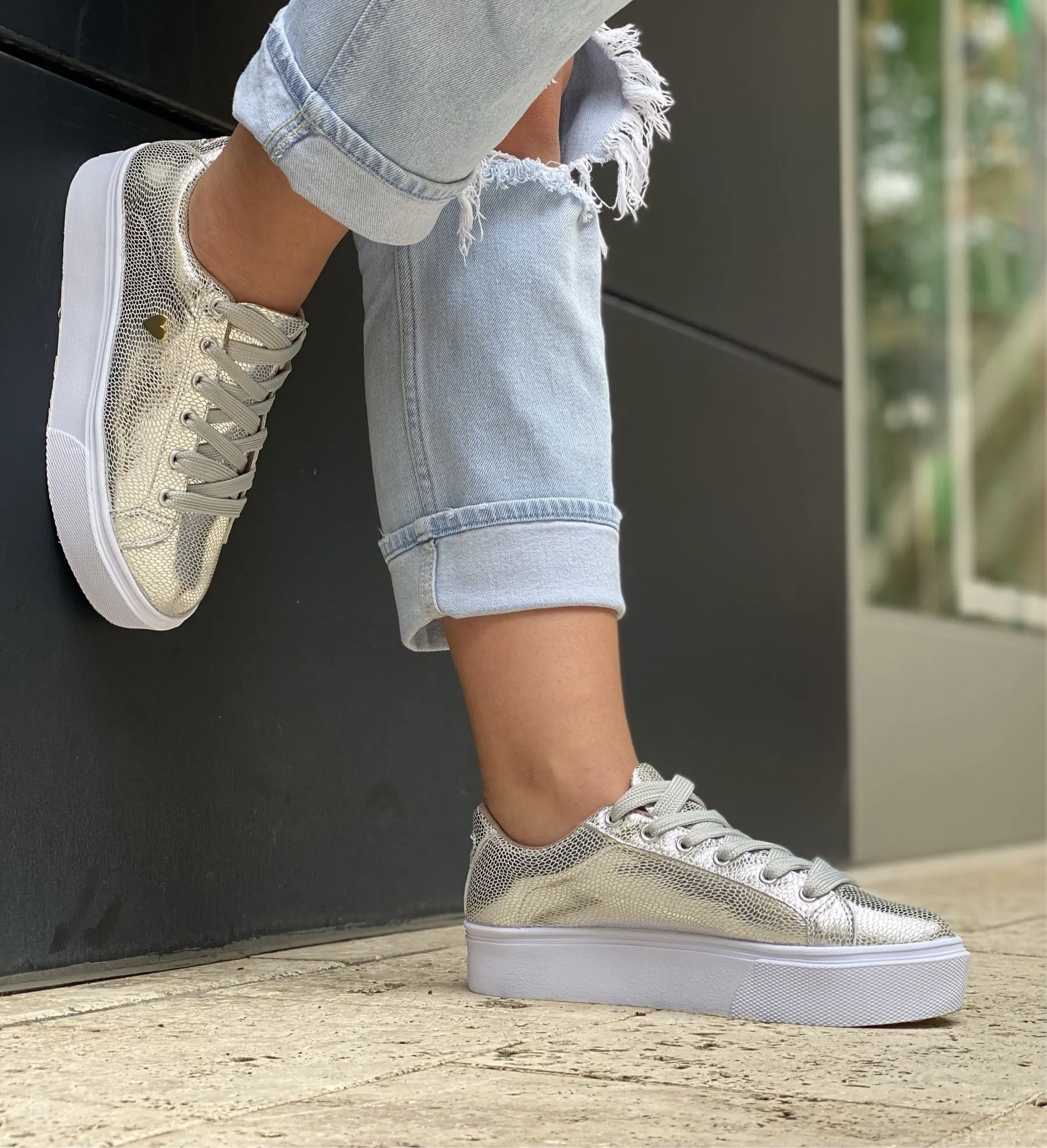 Carmina Sneakers - Silver