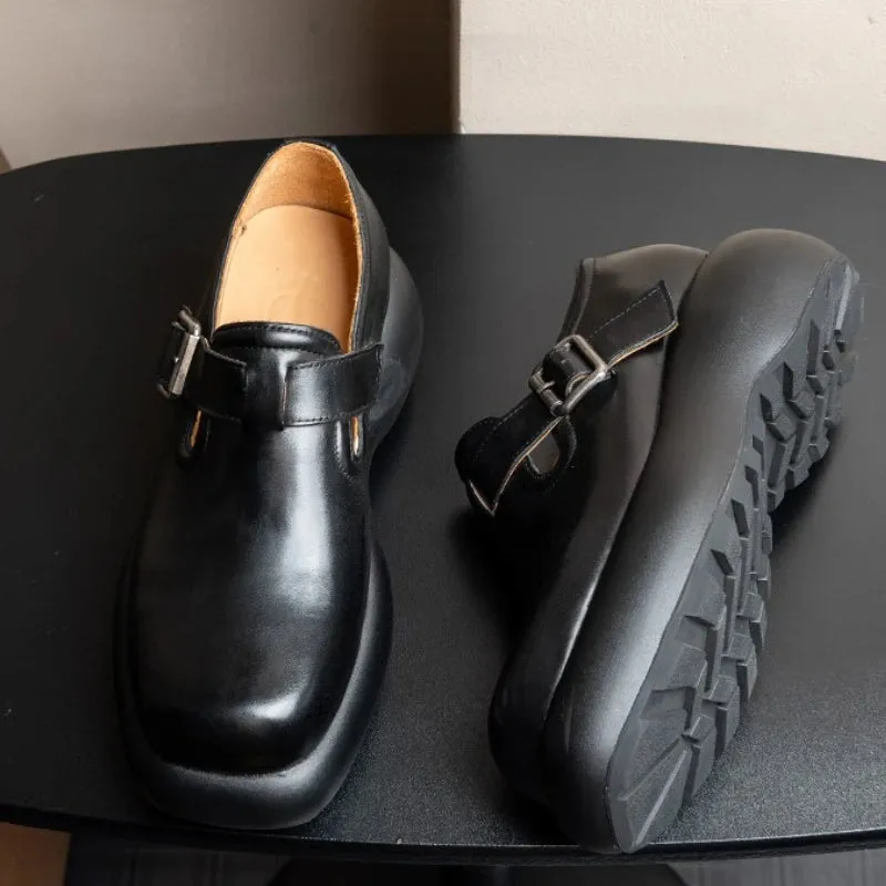 Cowhide Derby Shoes