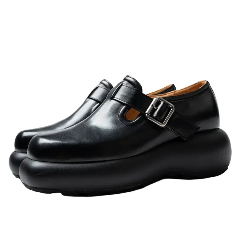 Cowhide Derby Shoes