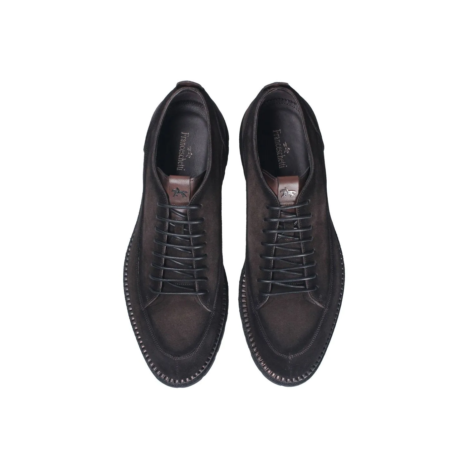 Franceschetti Bern 0128037 Men's Shoes Suede Leather Derby Sneakers (FCCT1086)