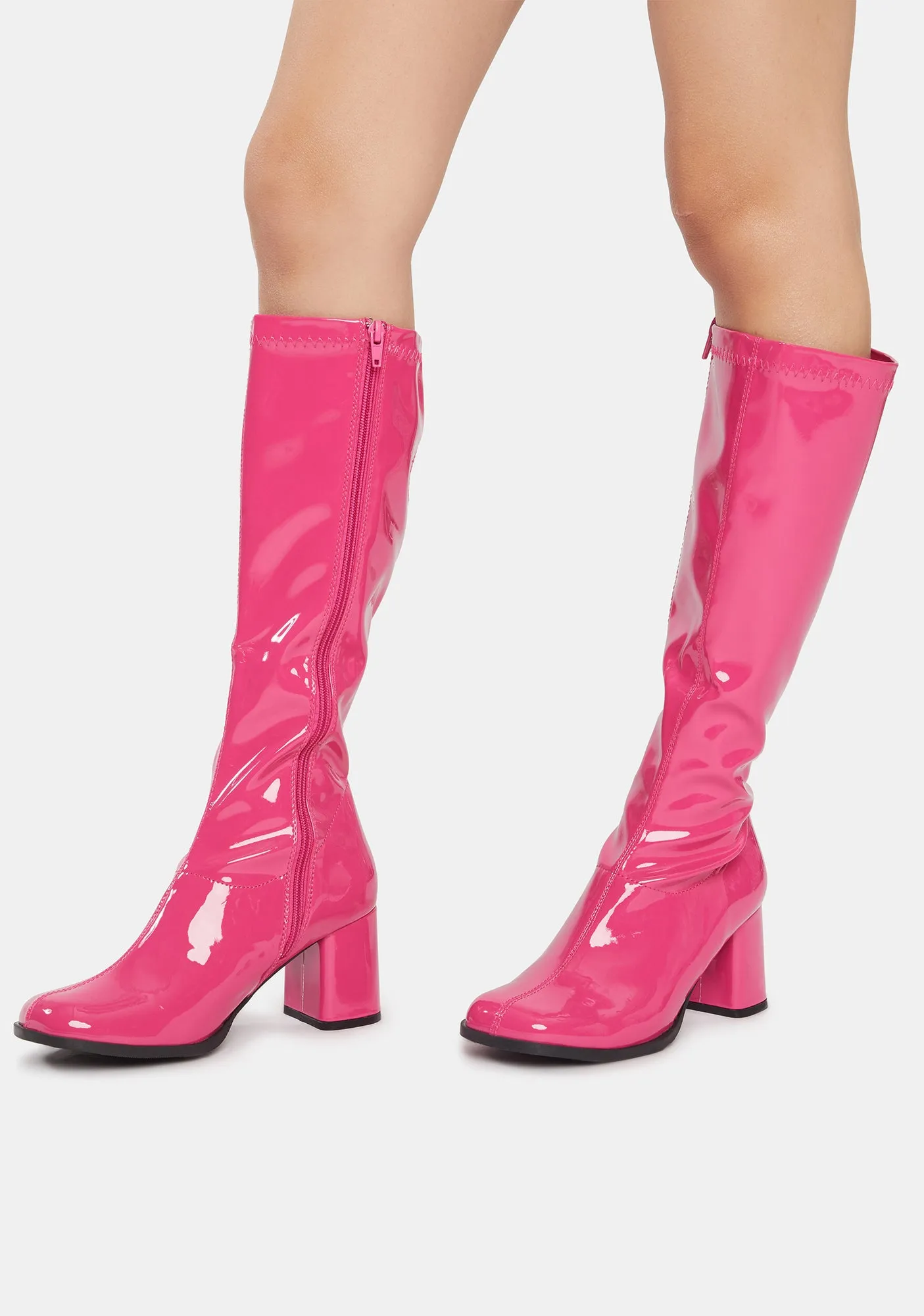 Groove Squad Patent Gogo Boots