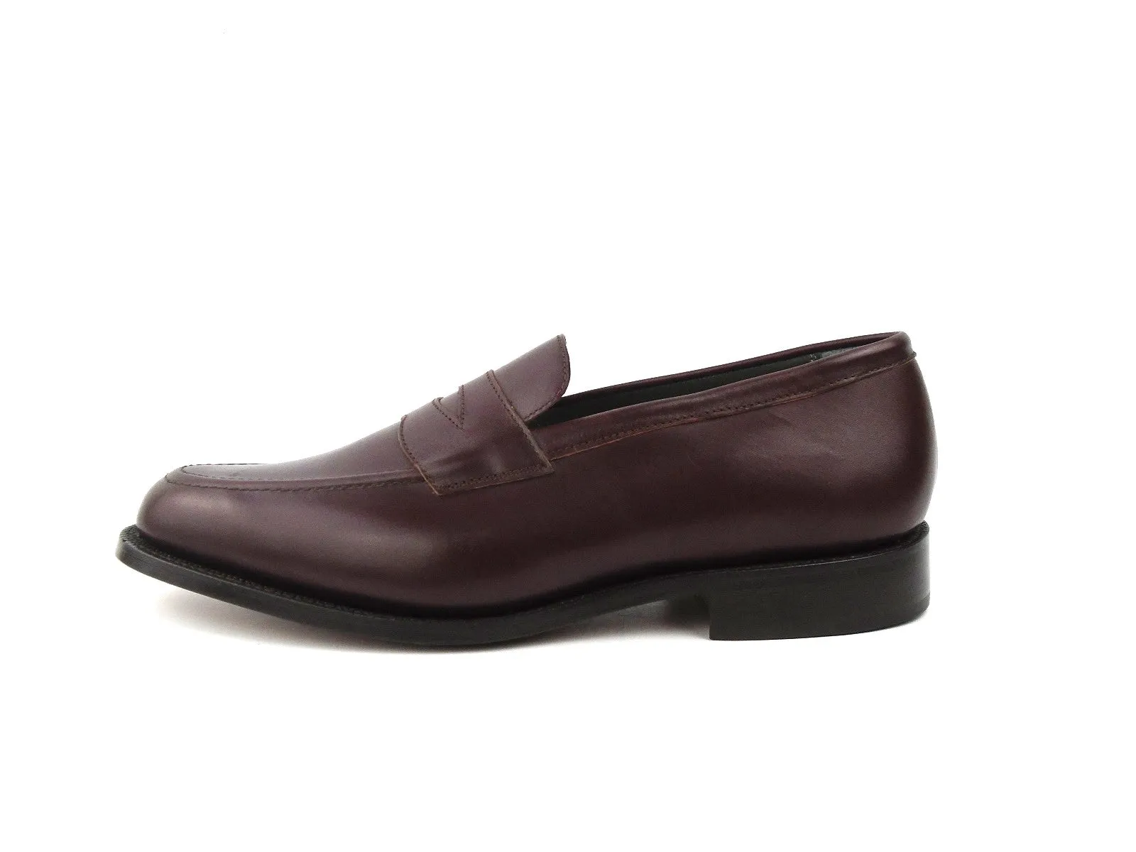 Jermyn Street Penny Loafer - Burgundy Lightweight Calf