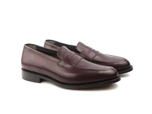 Jermyn Street Penny Loafer - Burgundy Lightweight Calf