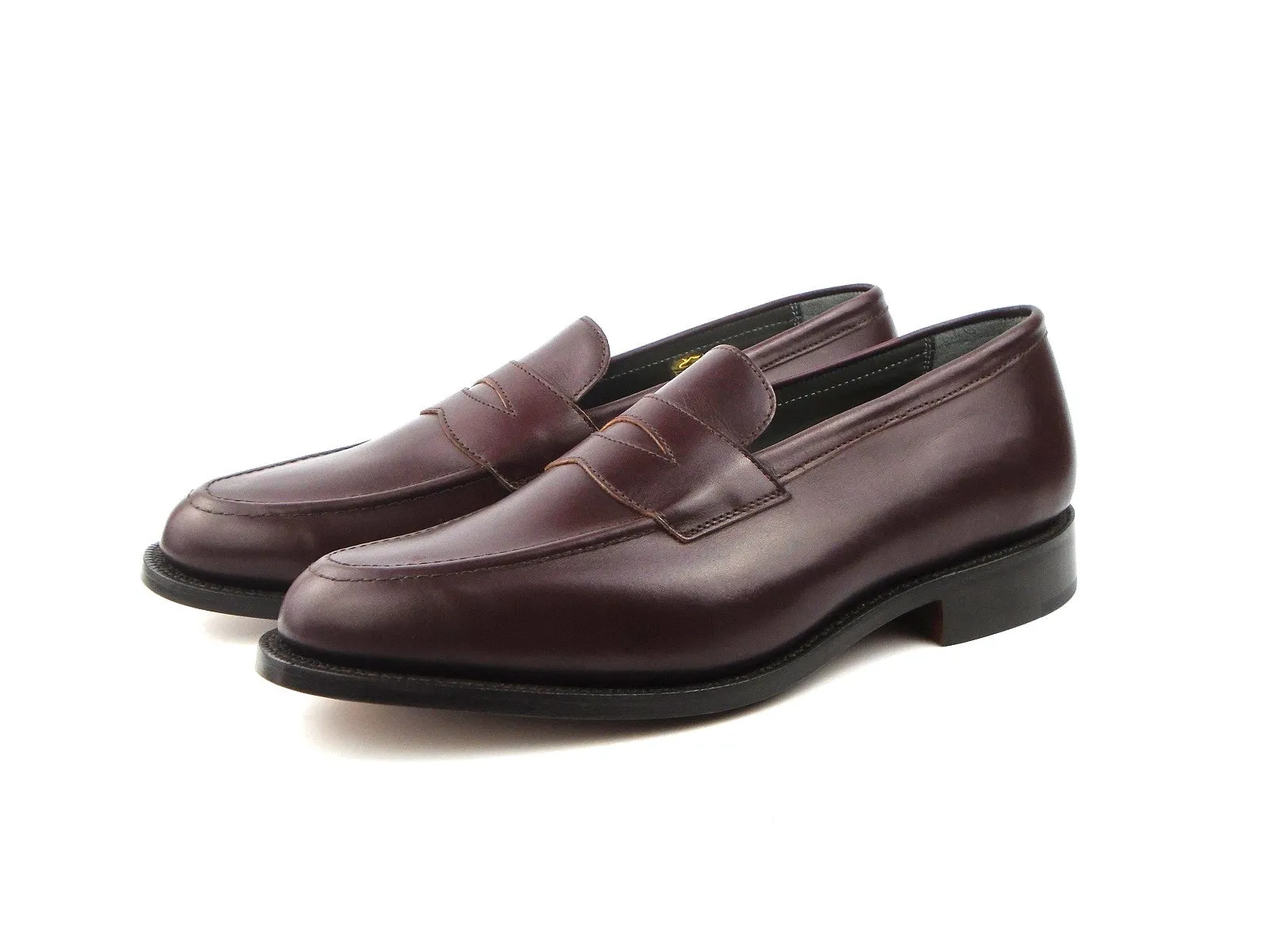 Jermyn Street Penny Loafer - Burgundy Lightweight Calf