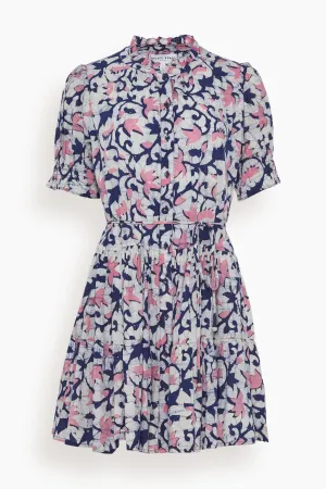 Las Alturas Mini Dress in La Vid Batik Rosa