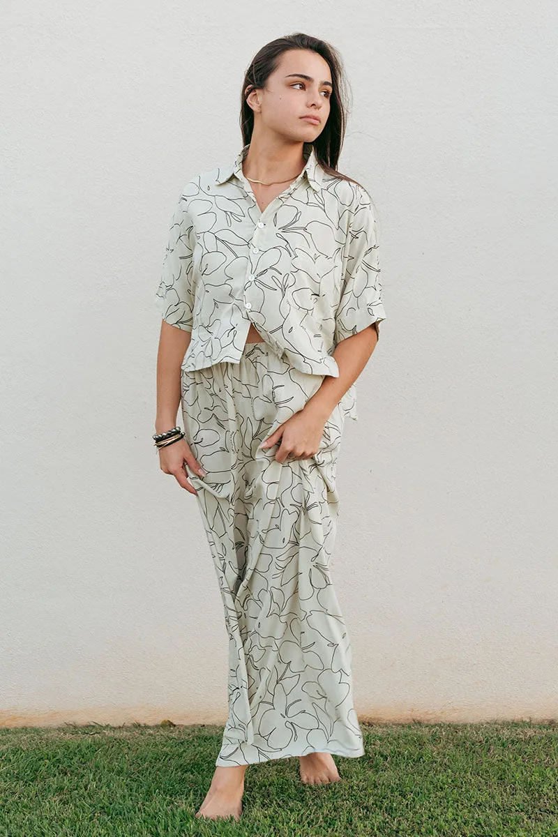 Maile Pant - Mint Ginger, Sage Ginger