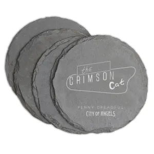 Penny Dreadful l: City of Angels Crimson Cat Slate Coasters - Set of 4