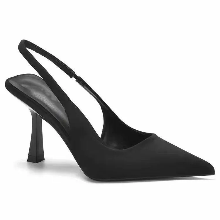 Point Toe Slingback Pumps
