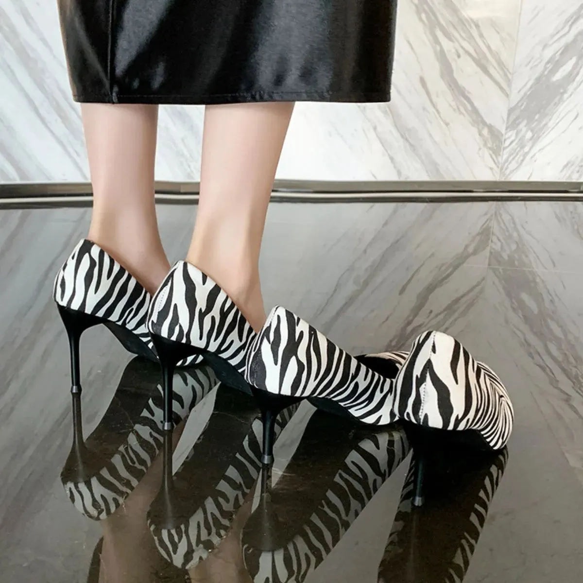 Point Toe Stiletto Pumps