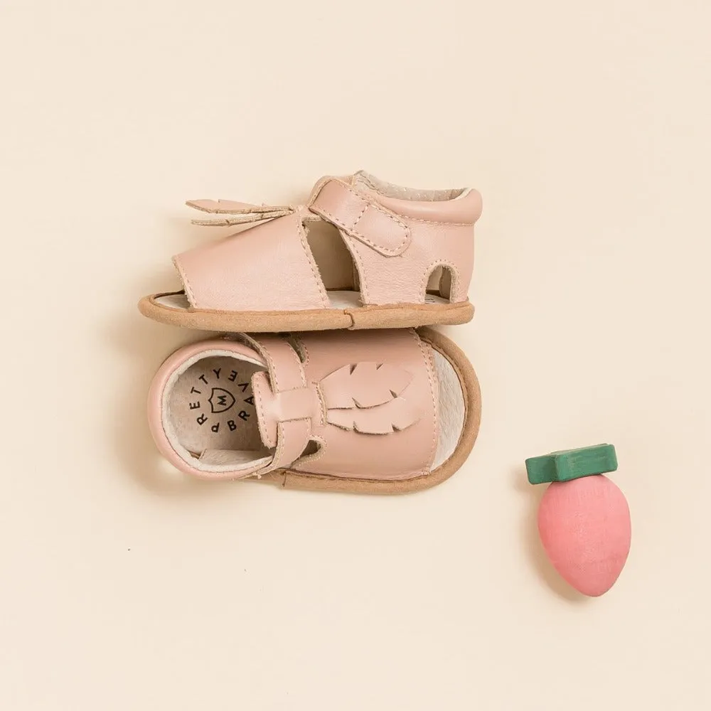 Pretty Brave Phoenix Sandal Blush Leaf