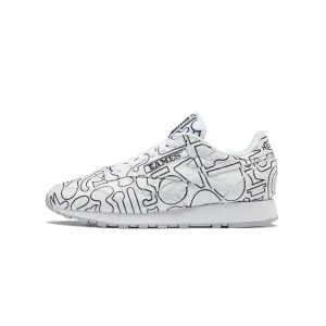 Reebok X Eames Mens Classic Leather Shoes White