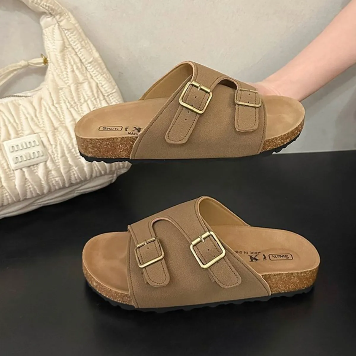 Round Toe Flats Sandals