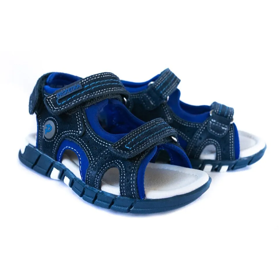SEDRIK navy older boys arch support sandals