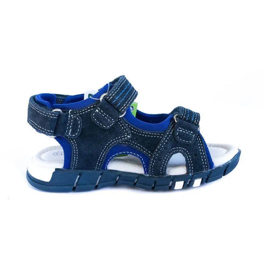 SEDRIK navy older boys arch support sandals