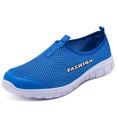 Women Sneakers Breathable Mesh Fashion Outdoor Walking Shoes Plus Size