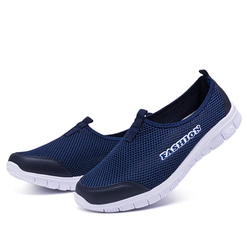Women Sneakers Breathable Mesh Fashion Outdoor Walking Shoes Plus Size