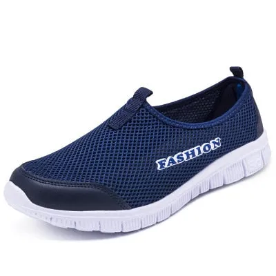 Women Sneakers Breathable Mesh Fashion Outdoor Walking Shoes Plus Size